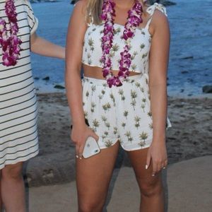 Two Piece Crop Top + Shorts